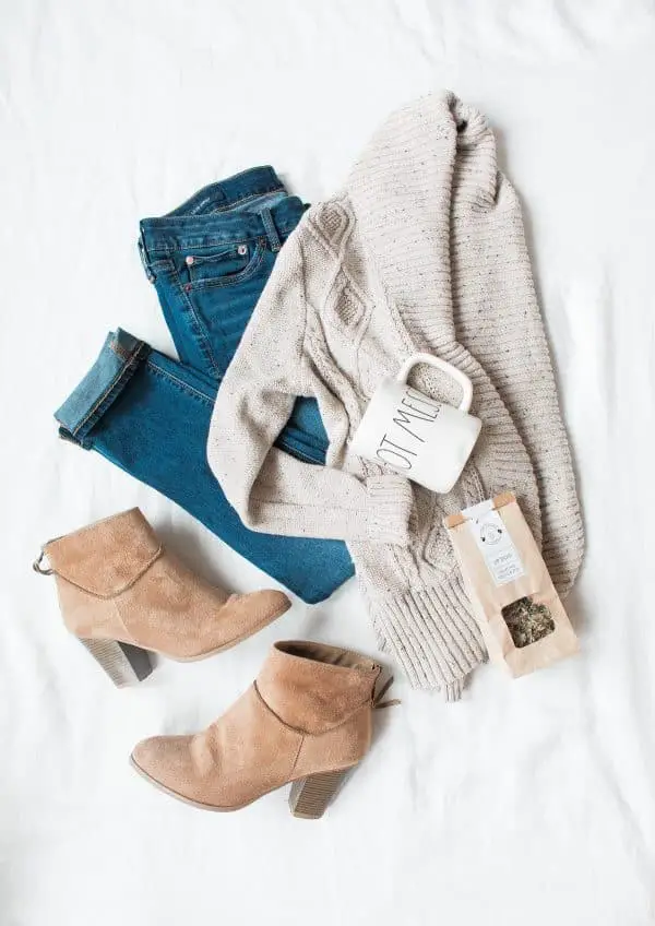 outfit casual con jean