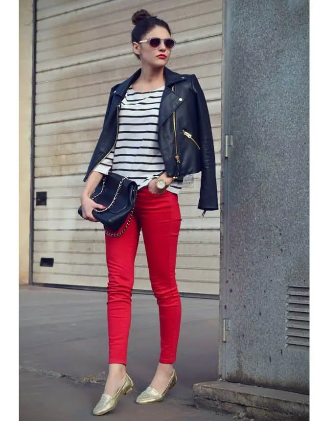 Cómo Combinar un Pantalón Rojo? — [ 19 Looks ]