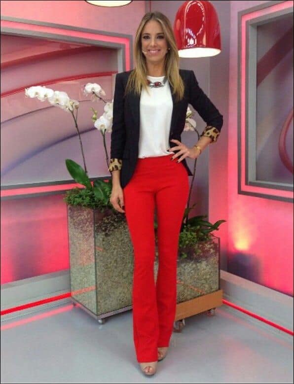 Combinar un Pantalón Rojo? [ 19 Looks