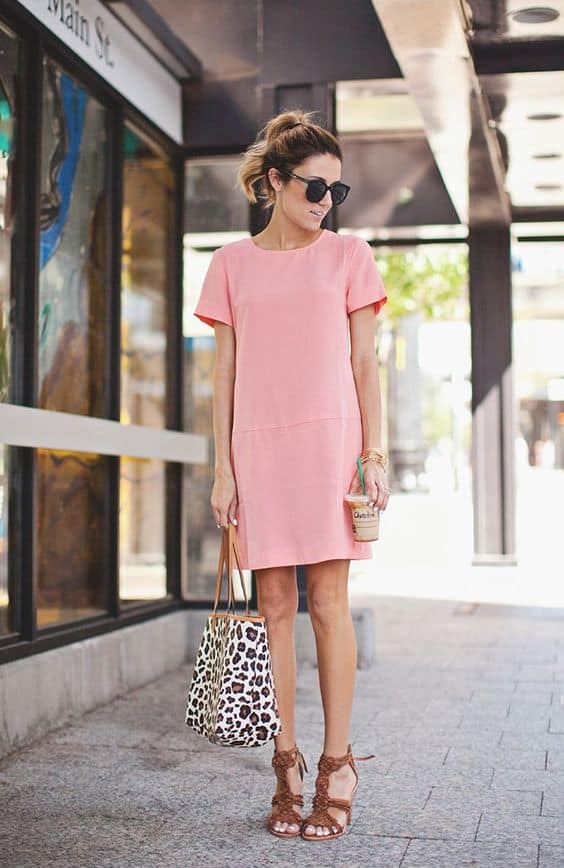 Cómo combinar un vestido coral? 20 Looks ]