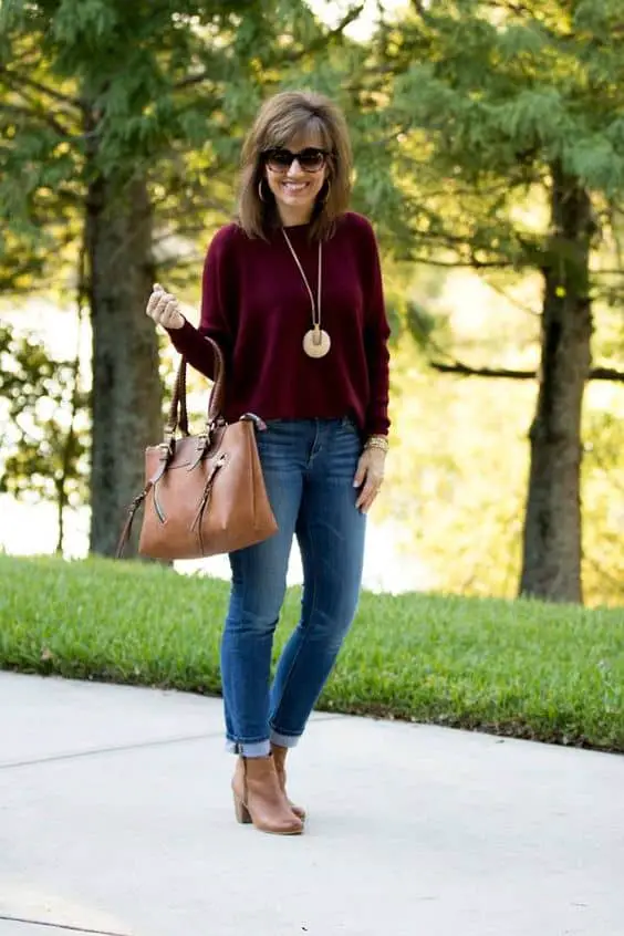 zapatos marrones mujer combinar