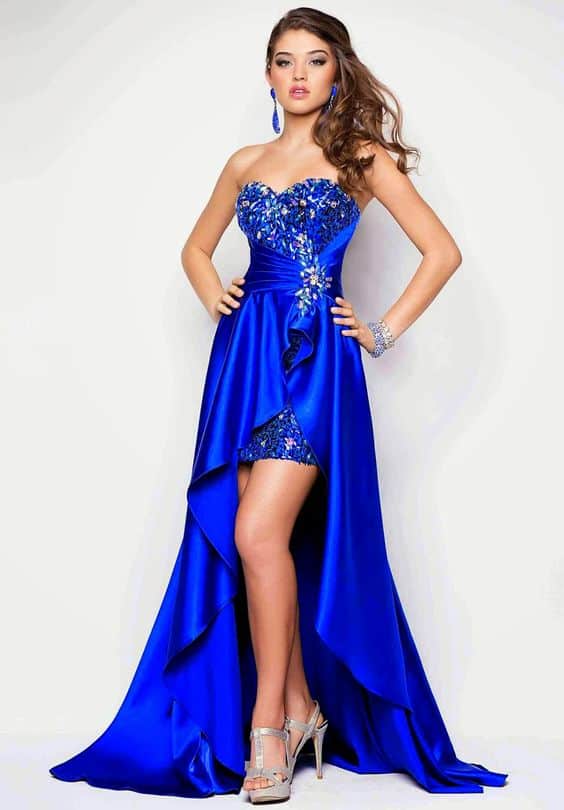 Cómo Combinar un Vestido Azul? — [ 20 Looks ]