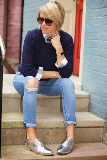 Cómo Combinar Zapatos Plateados? — [20 Looks]