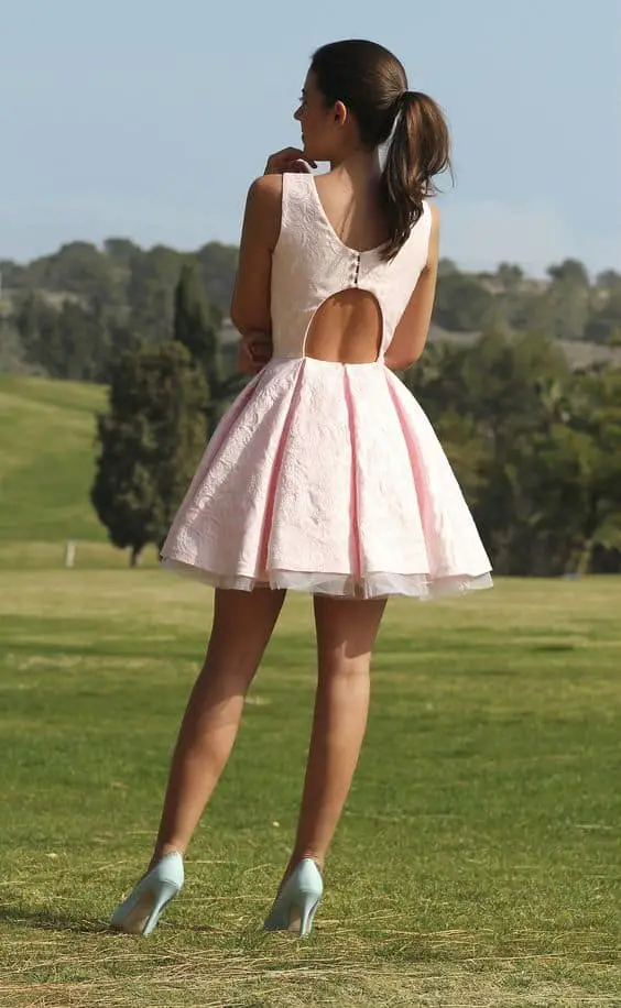 Descubrir 88+ imagen vestidos de color rosa pastel cortos - Abzlocal.mx