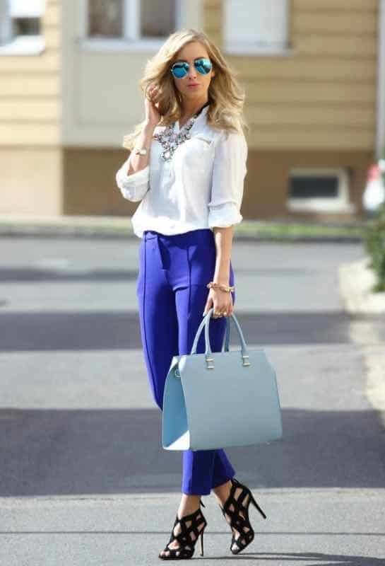 Cómo Combinar un Pantalón Azul? — [20 Looks]