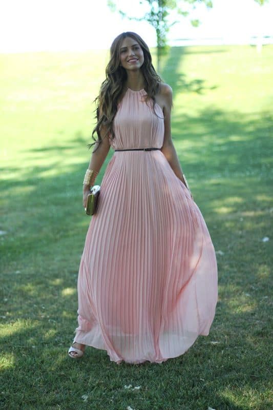 Cómo Combinar un Vestido Rosa Palo? — [ 20 Looks ]