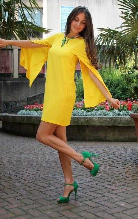 Combinar un Vestido Amarillo? — [ 20 Looks ]