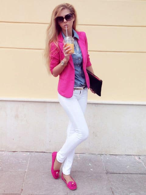 Cómo Combinar Zapatos Rosas? — [20 Looks]